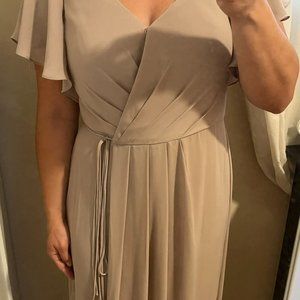 Beige long dress